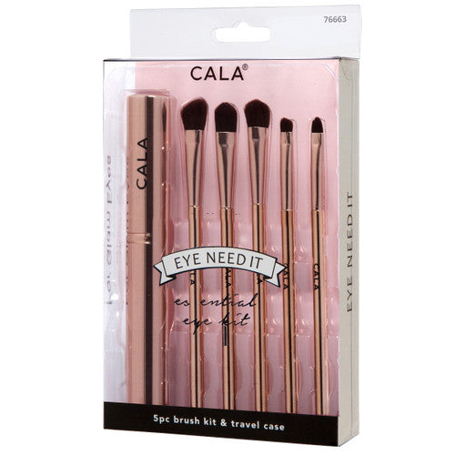 Cala - Eye Need It Brush Set Rose Gold