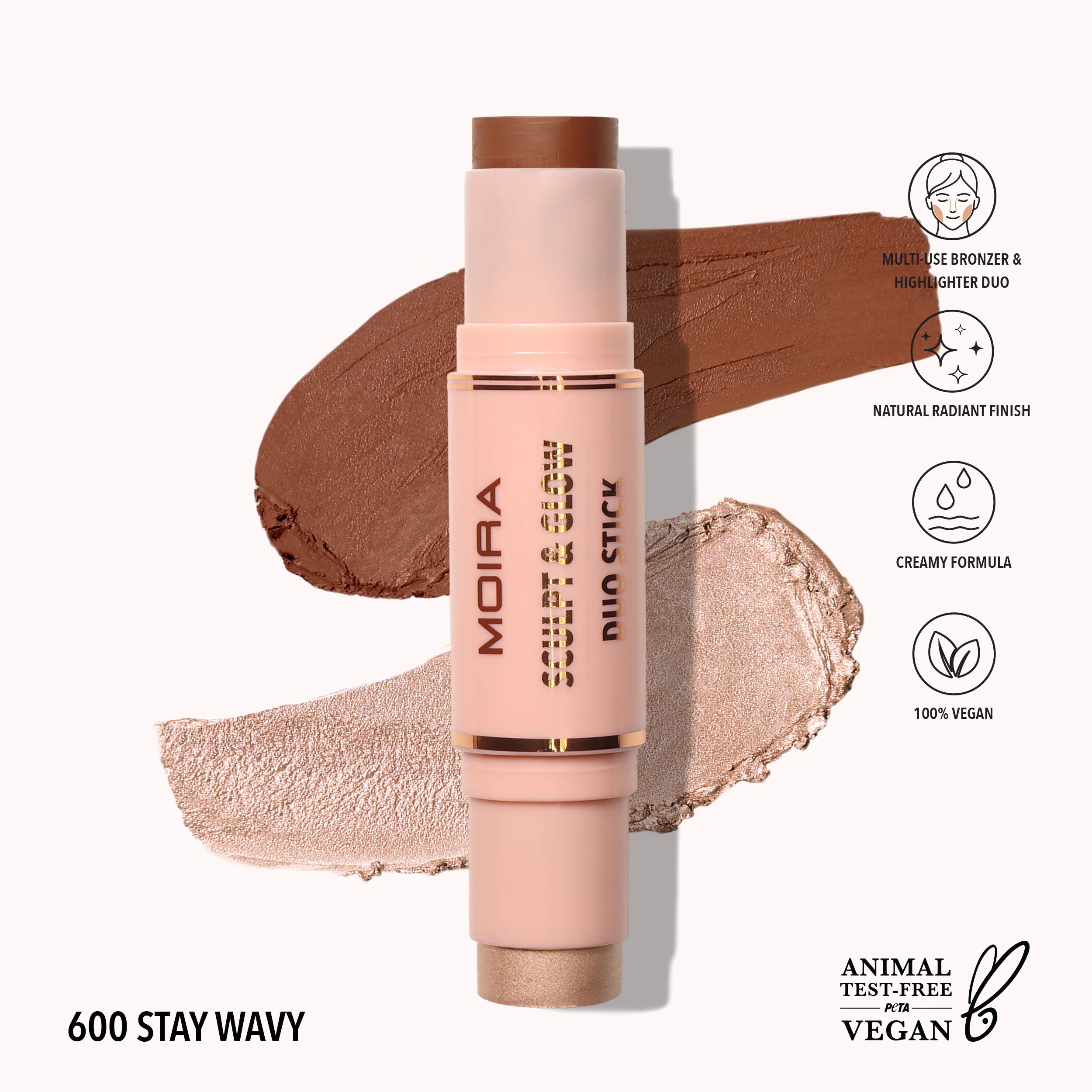 Moira Beauty - Sculpt & Glow Duo Stick Stay Wavy