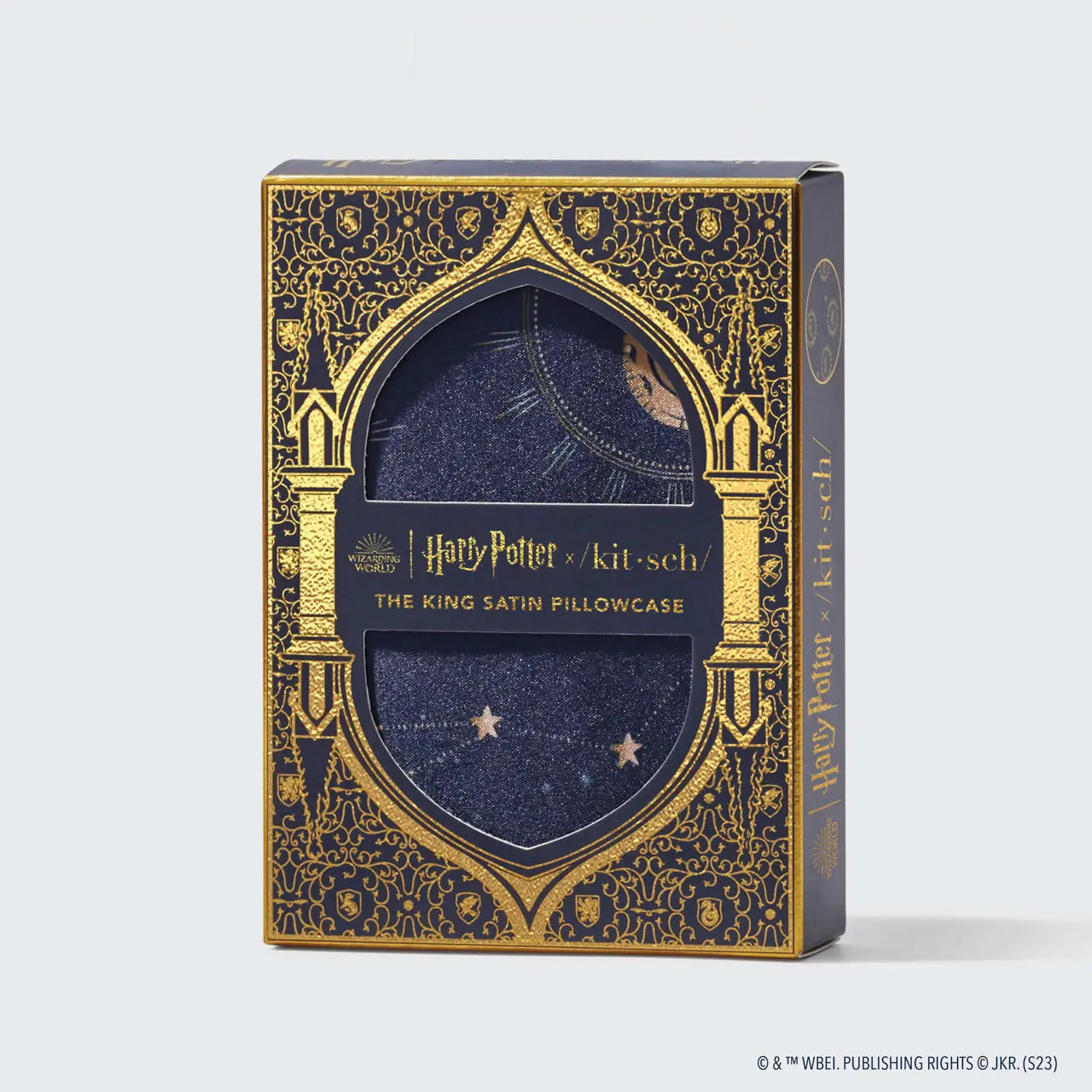 Kitsch - Harry Potter King Satin Pillowcase - Midnight at Hogwarts