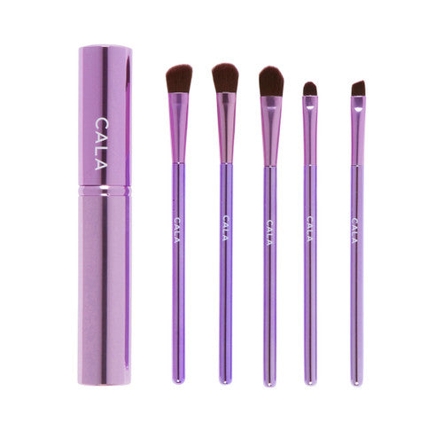 Cala - Eye Need It Brush Set Metallic Pink