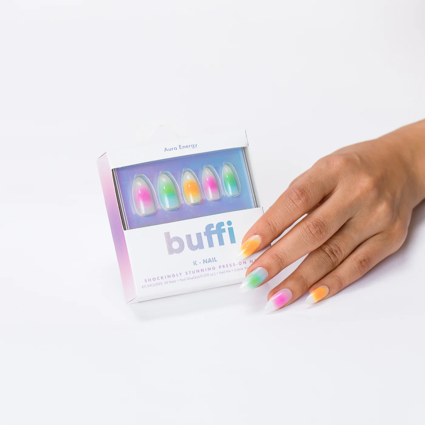 Kara Beauty - Buffi Press On Nails Aura Energy – Discount Beauty Boutique