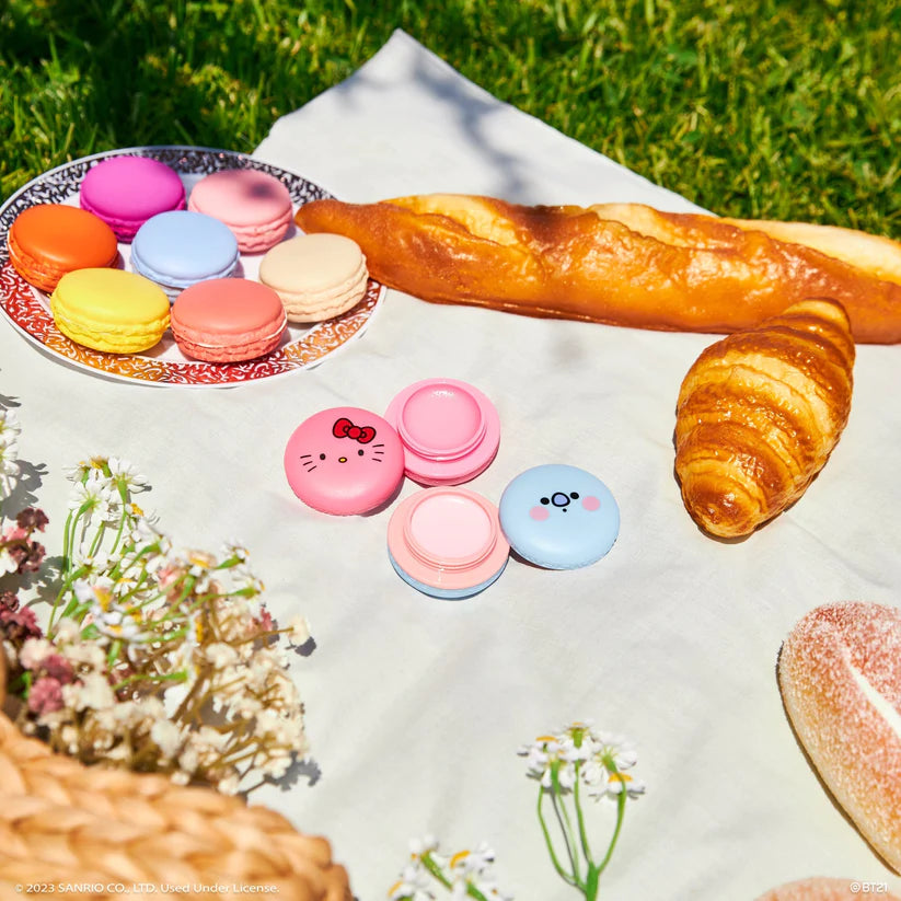 The Creme Shop - Hello Kitty & BT21 Koya Moisturizing Macaron Lip Balm Duo
