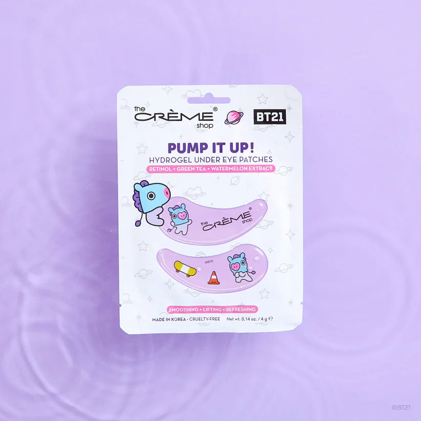 The Creme Shop - BT21 Pump It Up! MANG Hydrogel Under Eye Patches Lifting & Refreshing