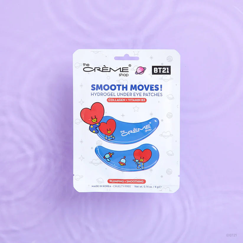 The Creme Shop - BT21 Smooth Moves! TATA Hydrogel Under Eye Patches Plumping & Smoothing