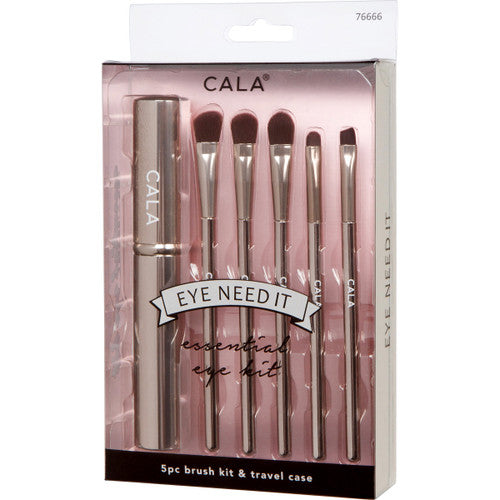 Cala - Eye Need It Brush Set Gunmetal