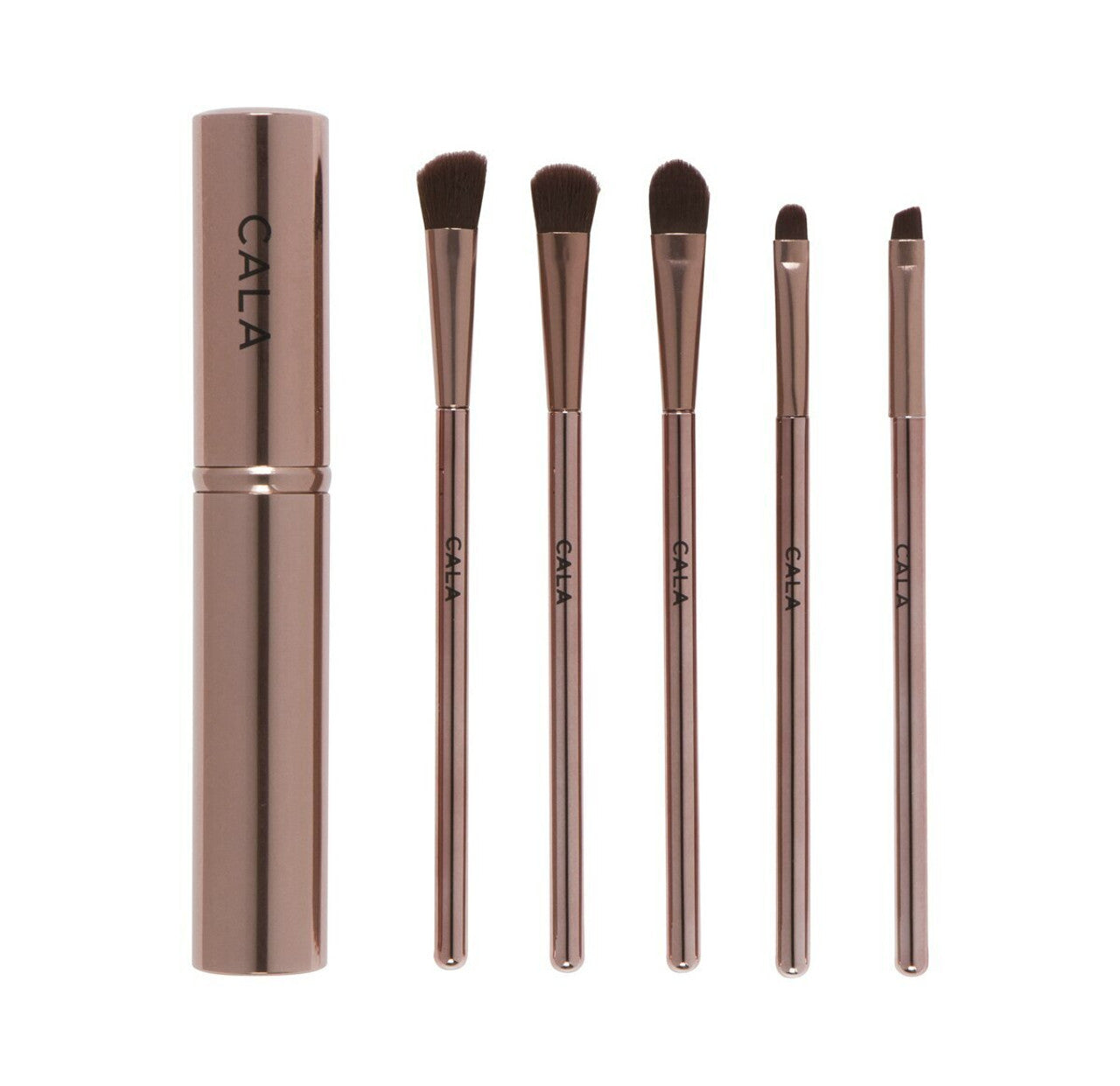 Cala - Eye Need It Brush Set Rose Gold