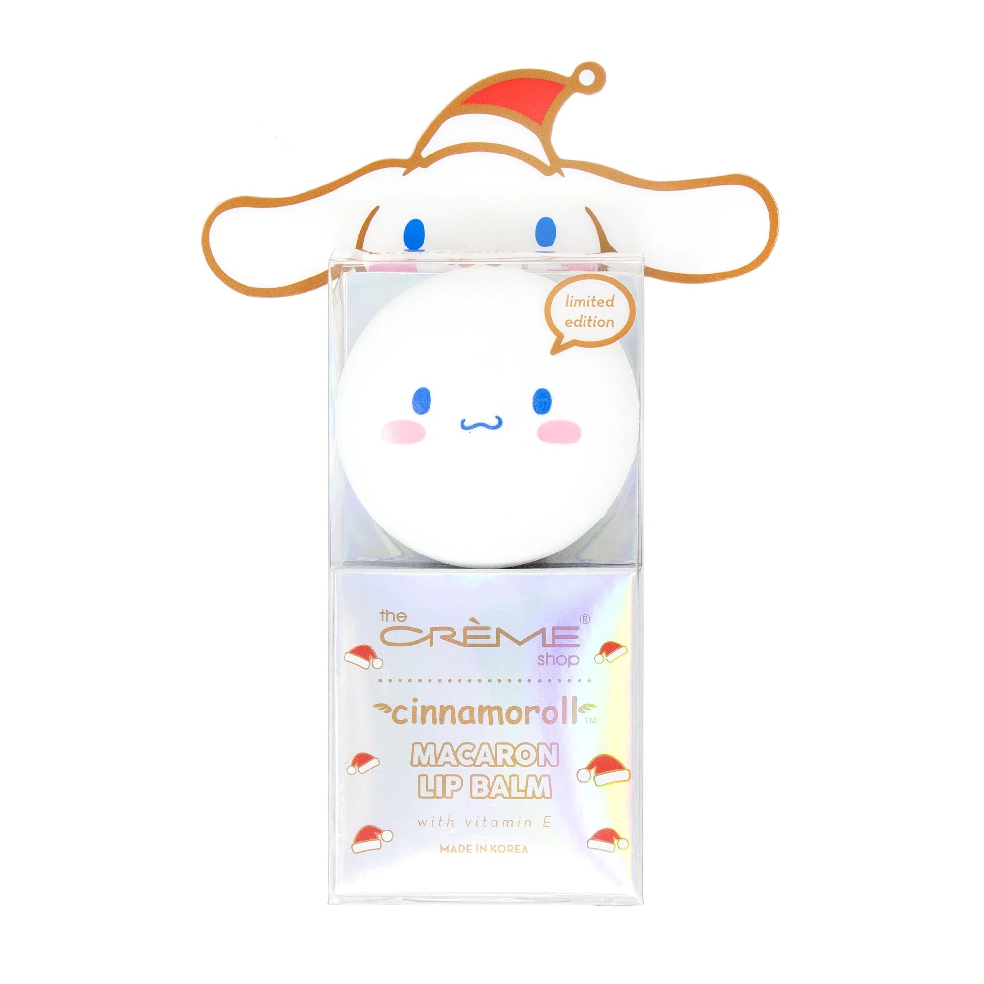 The Creme Shop - Cinnamoroll Macaron Lip Balm - Peppermint Cocoa