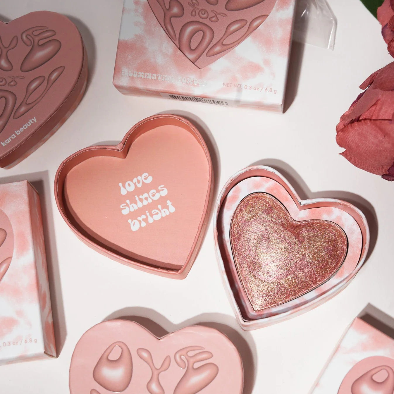 Kara Beauty - Dye For You Illuminating Powder Florescent Rose