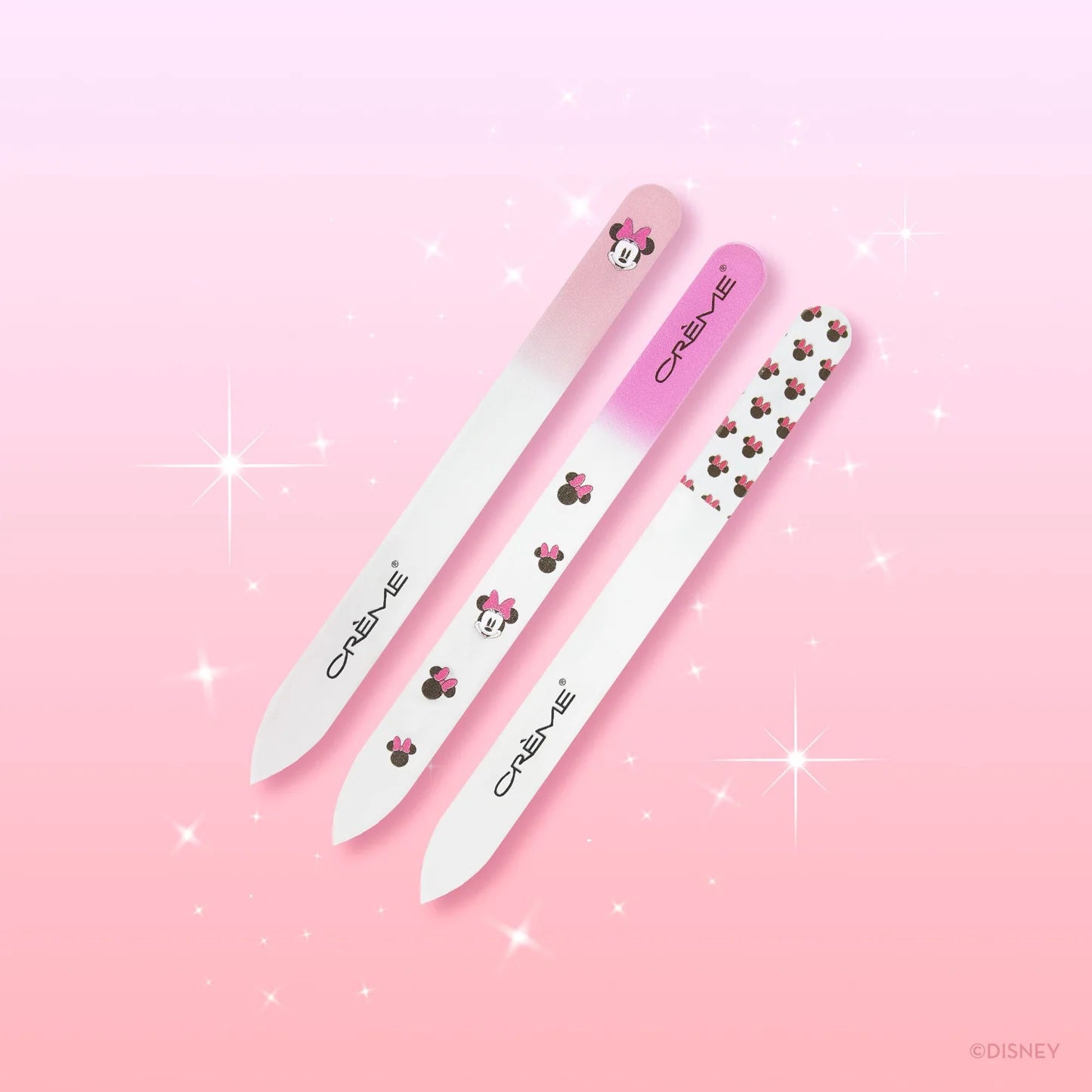 The Creme Shop - Minnie Mouse Crystal Nail File Set of 3