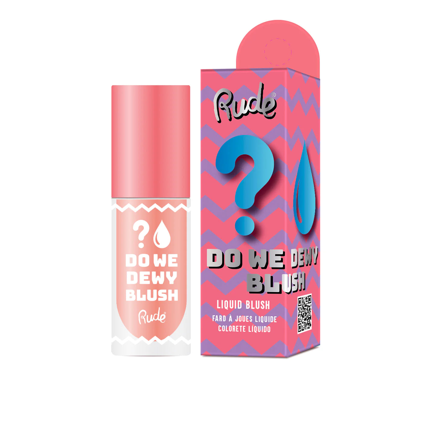 Rude Cosmetics - Do We Dewy Liquid Blush Peachy Pink
