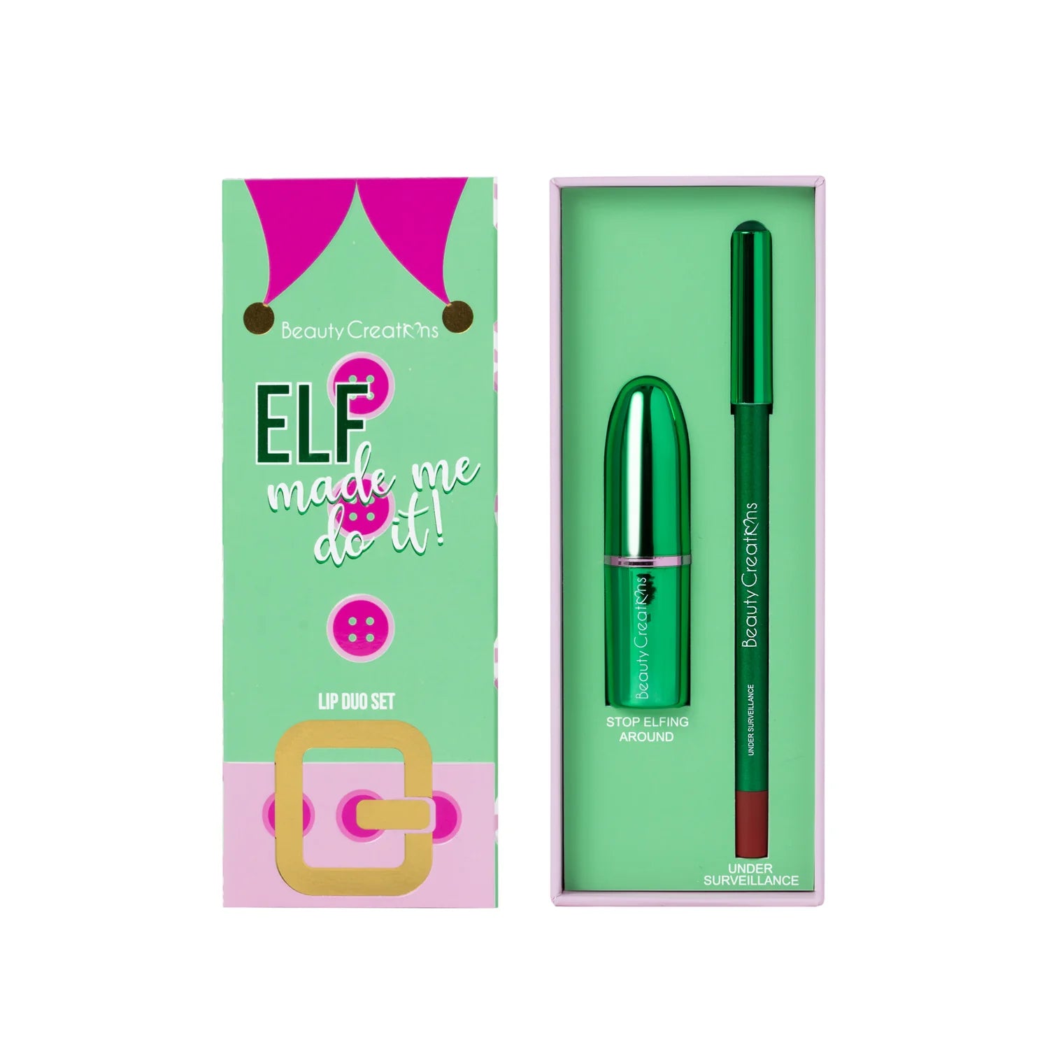 Beauty Creations - Elfie Lip Duos Elf Made Me Do It