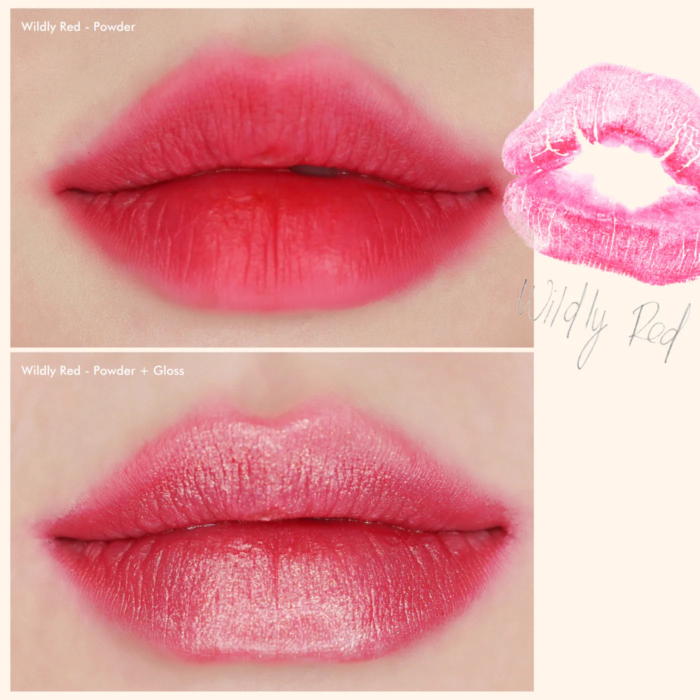 Kara Beauty - Caboodle Kisses Wildly Red