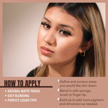 Moira Beauty - Face Sculpt Liquid Contour Fair Light