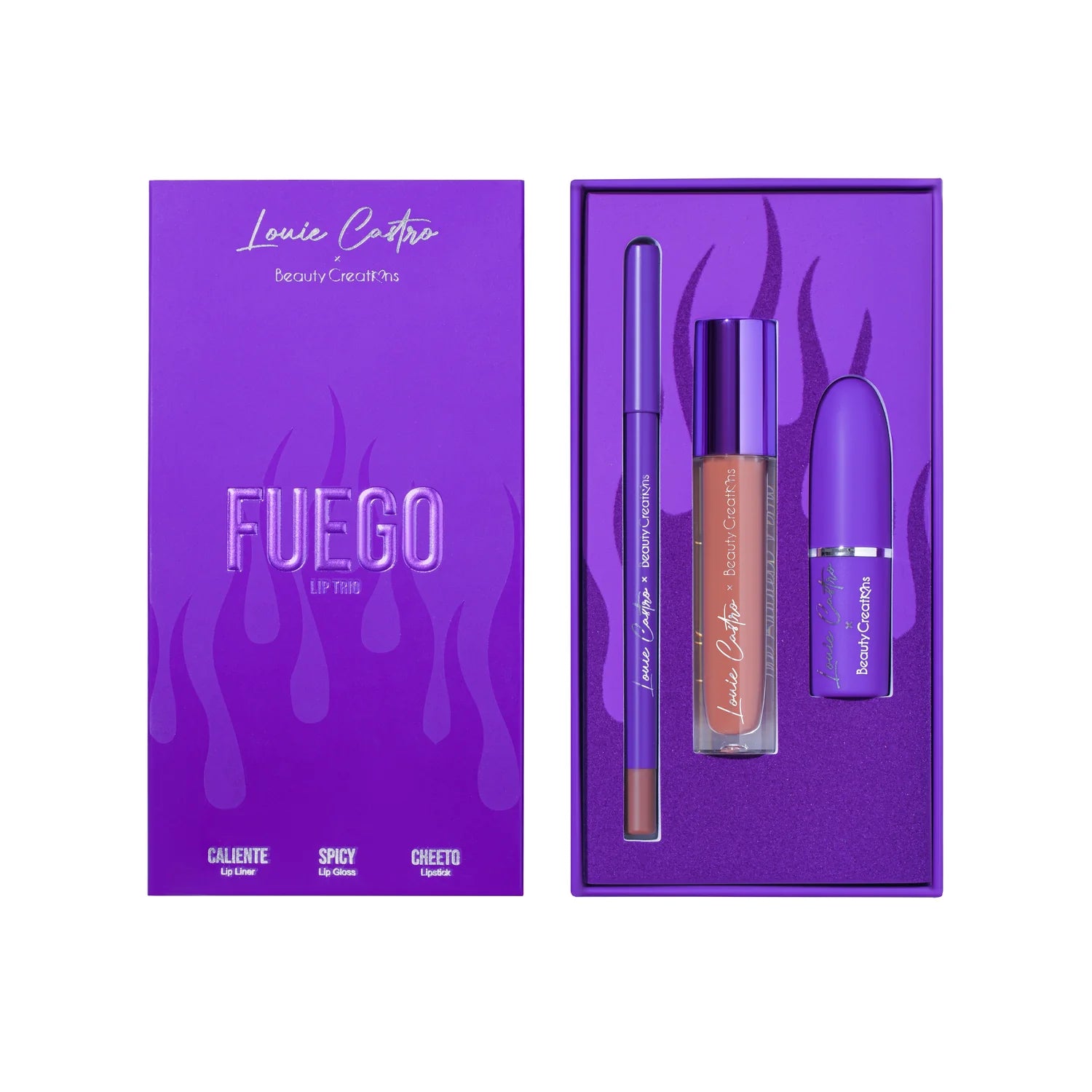 Beauty Creations - Louie Castro Fuego Lip Trio