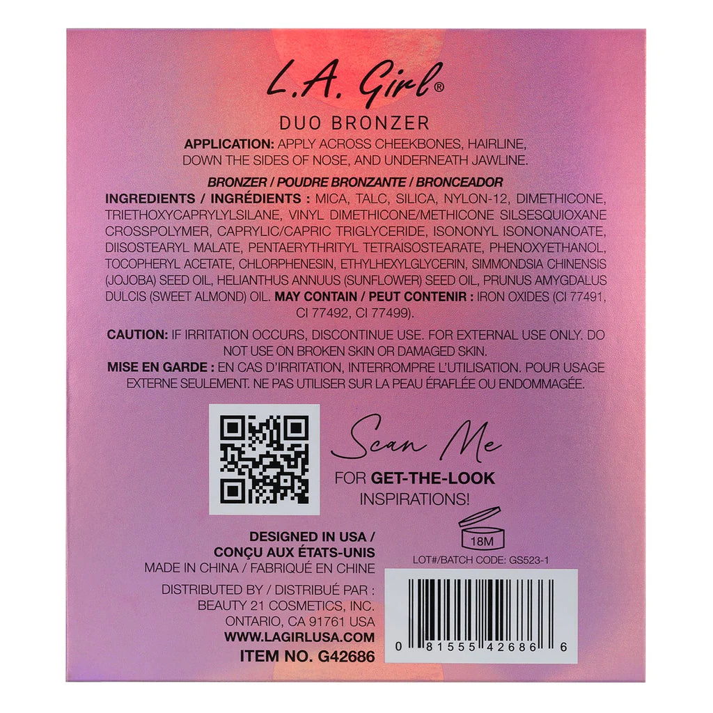 L.A. Girl - Beauphoria Lustrous Bronzer