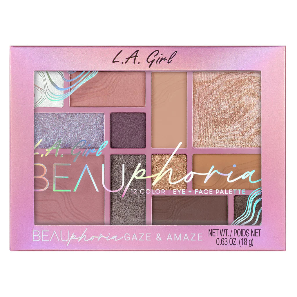 L.A. Girl - Beauphoria 12 Color Eye + Face Palette