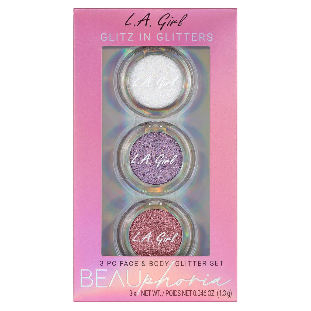 L.A. Girl - Beauphoria 3pc Face & Body Glitter Set