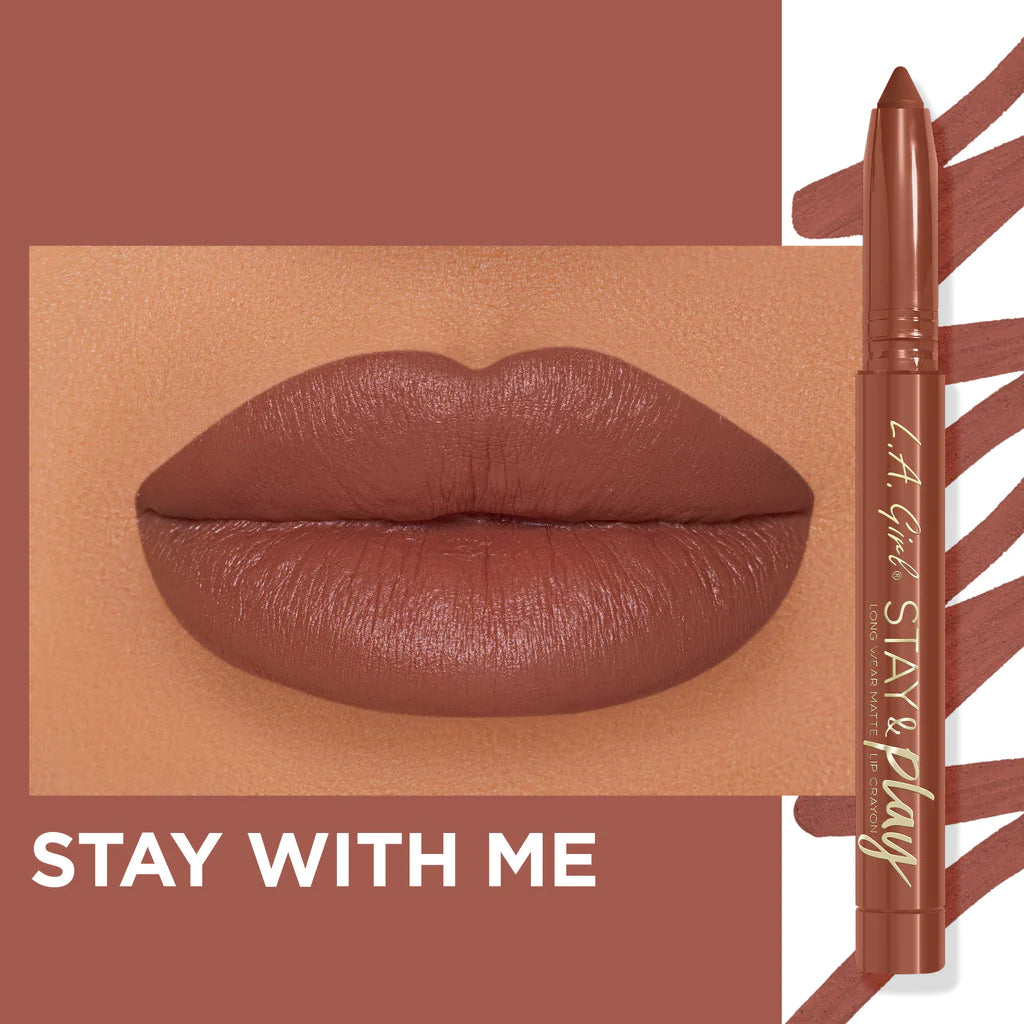 L.A. Girl - Stay And Play Lip Crayon Stay With Me