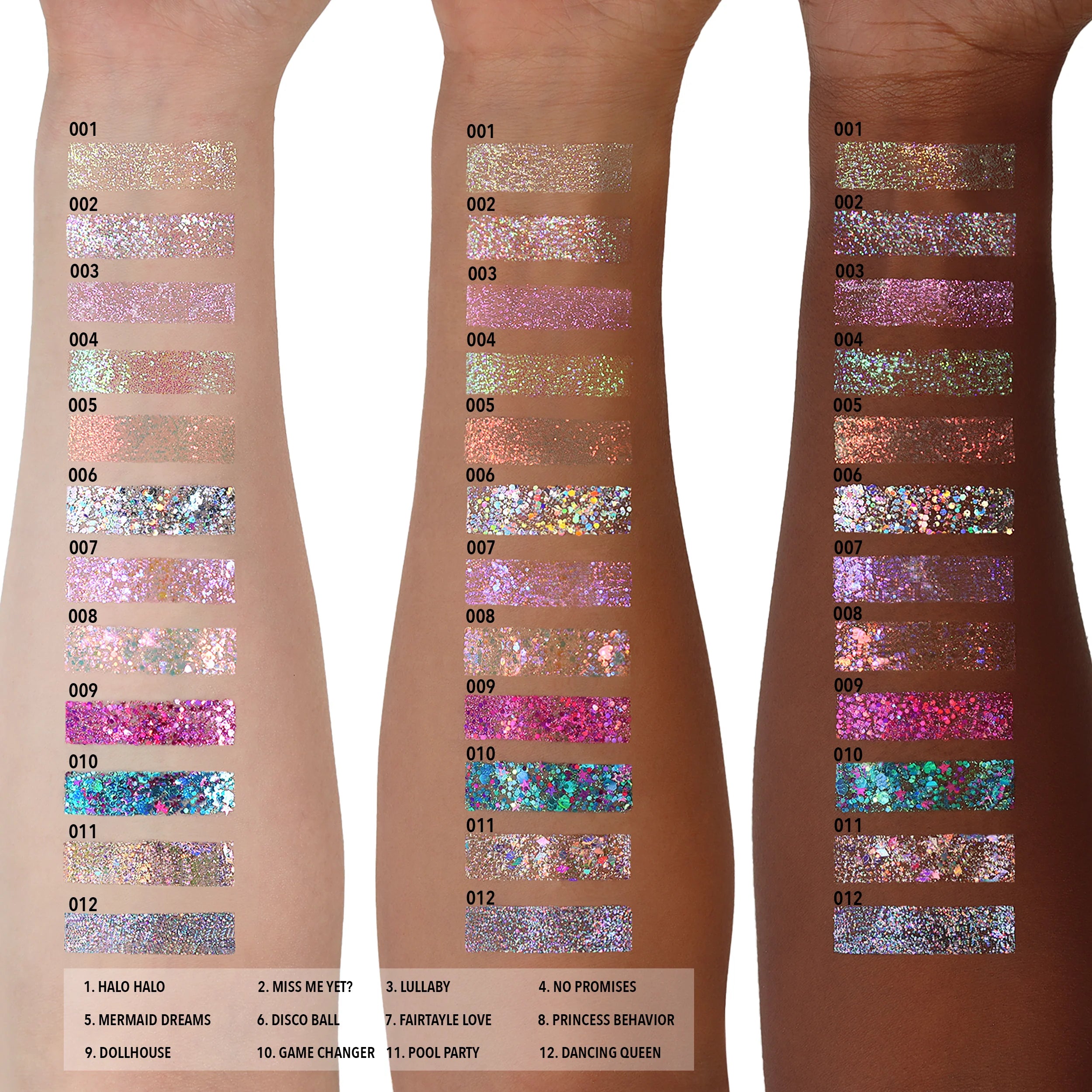 Moira Beauty - Hologram Glitter Gel Set