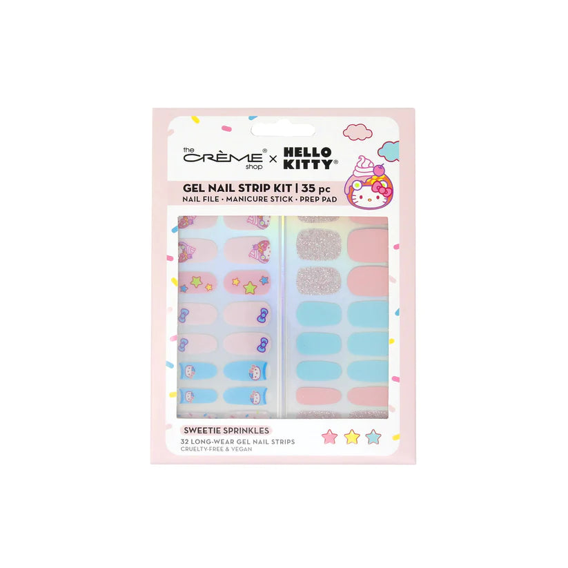 The Creme Shop - Hello Kitty Gel Nail Strips Kit Sweetie Sprinkles