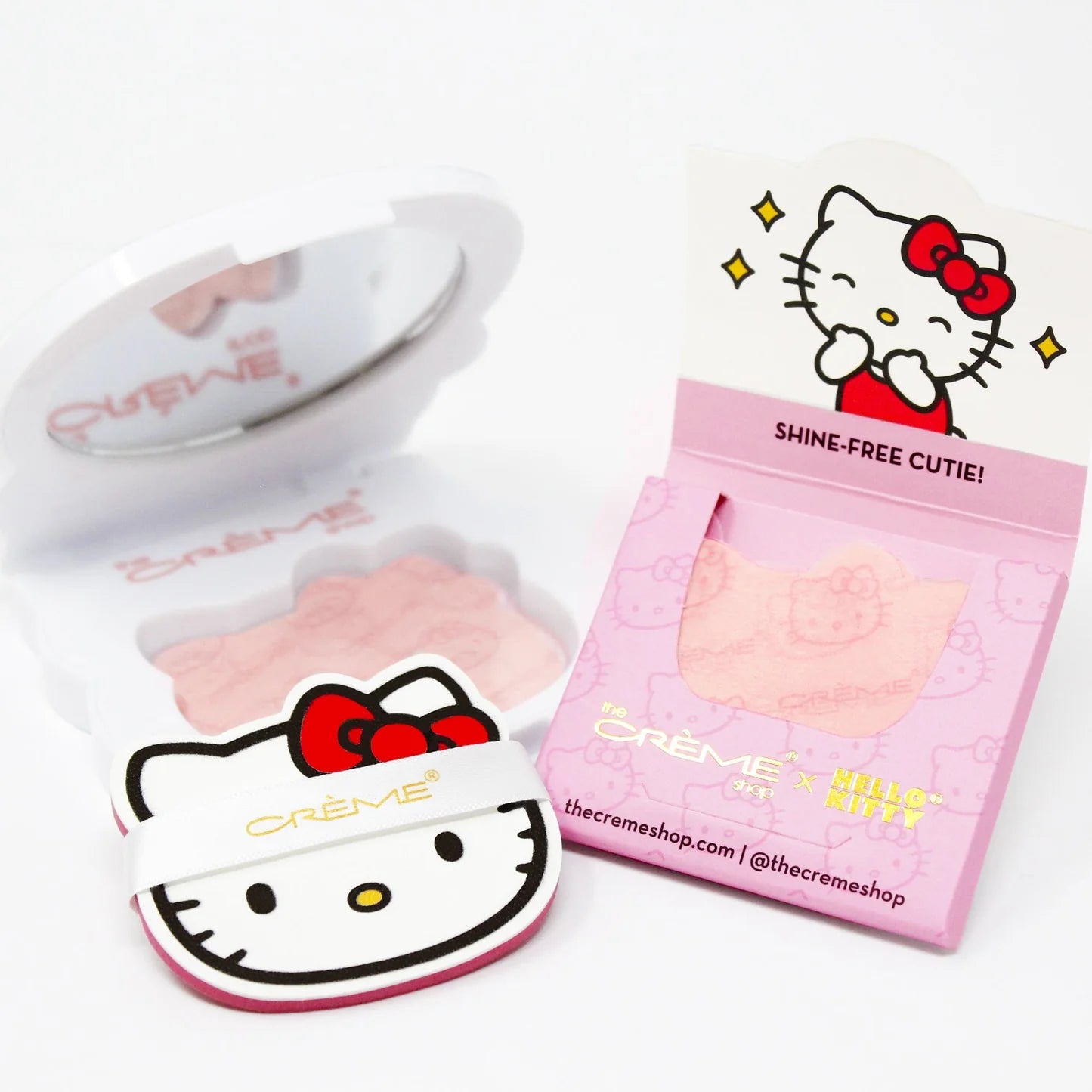 The Creme Shop - Hello Kitty Mattifying Blotting Paper + Reusable Mirror Compact