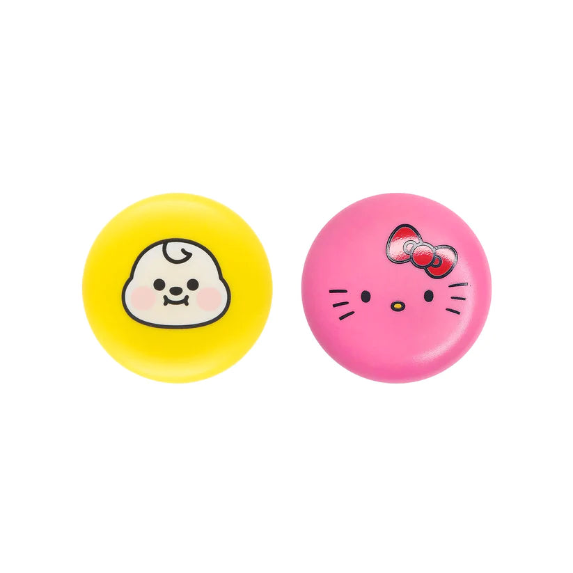 The Creme Shop - Hello Kitty & BT21 Chimmy Moisturizing Macaron Lip Balm Duo
