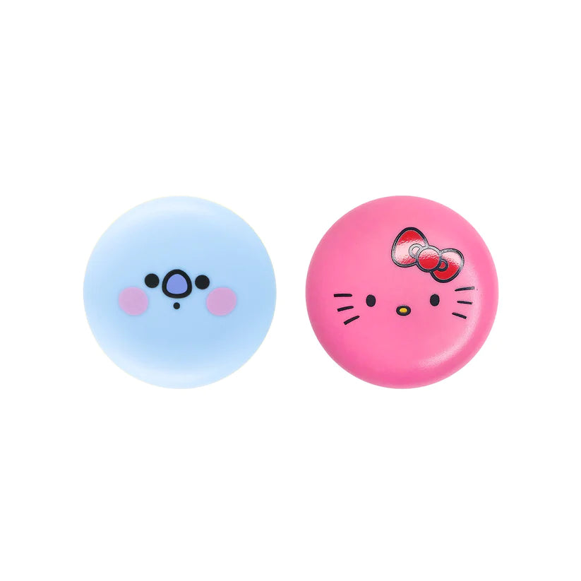 The Creme Shop - Hello Kitty & BT21 Koya Moisturizing Macaron Lip Balm Duo