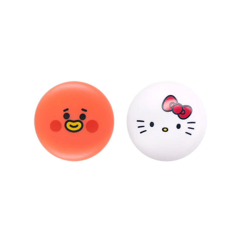 The Creme Shop - Hello Kitty & BT21 Tata Moisturizing Macaron Lip Balm Duo