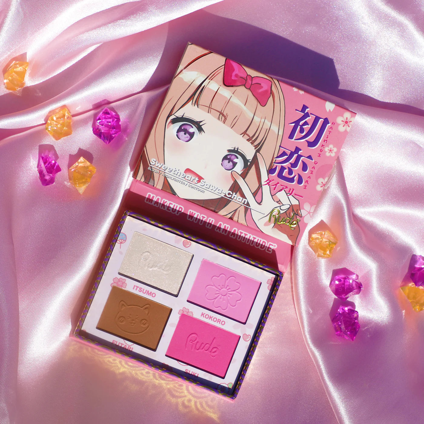 Rude Cosmetics - Manga Face Palette Sweetheart Sawa-Chan