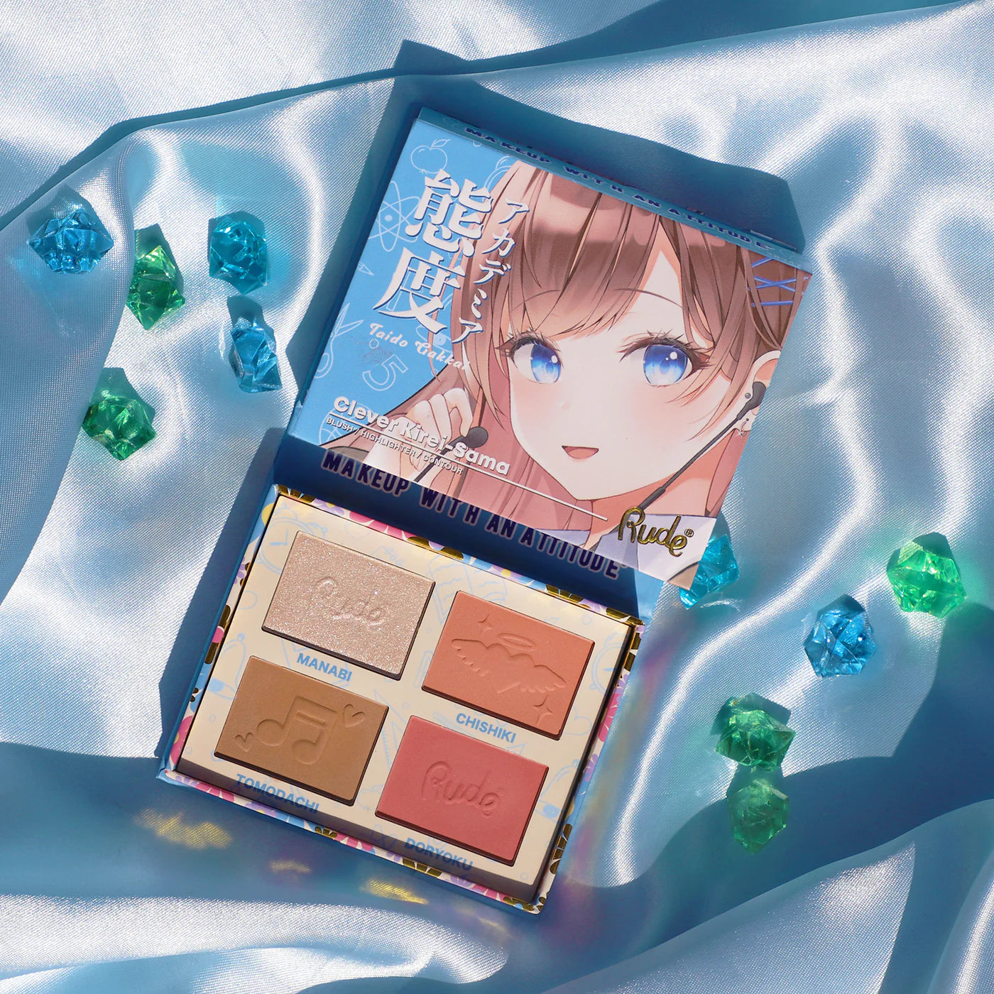 Rude Cosmetics - Manga Face Palette Clever Kirei-Sama