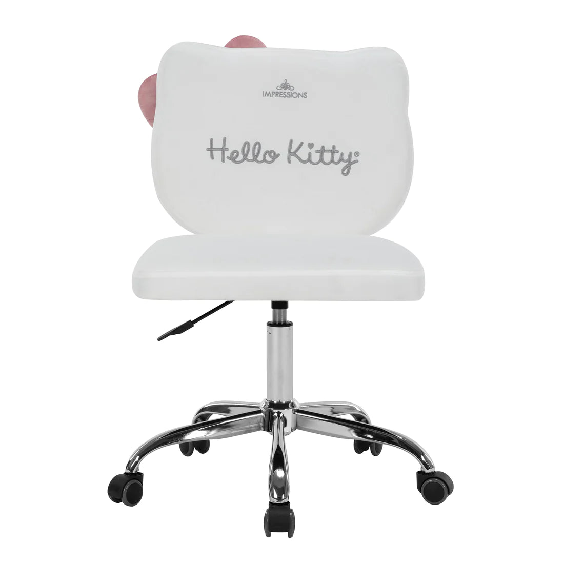 Impressions Vanity - Hello Kitty Kawaii Swivel Vanity Chair White