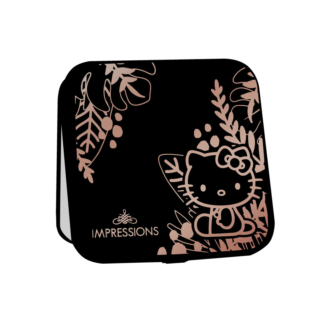 Impressions Vanity - Hello Kitty Supercute Compact Mirror with Magnification Black