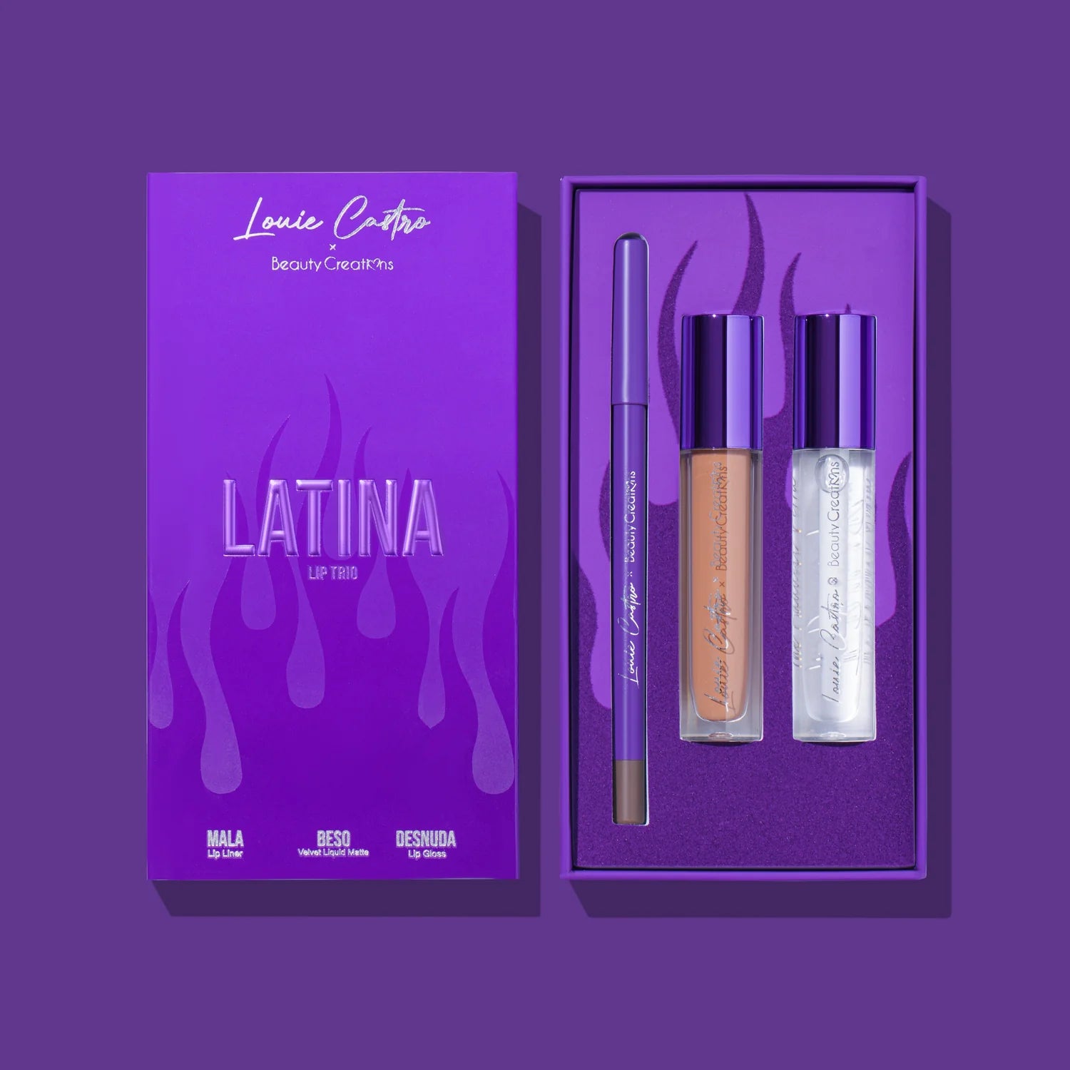 Beauty Creations - Louie Castro Latina Lip Trio