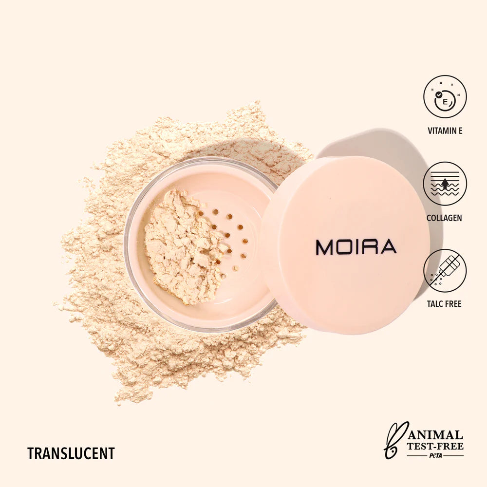 Moira Beauty - Loose Setting Powder Translucent – Discount Beauty Boutique