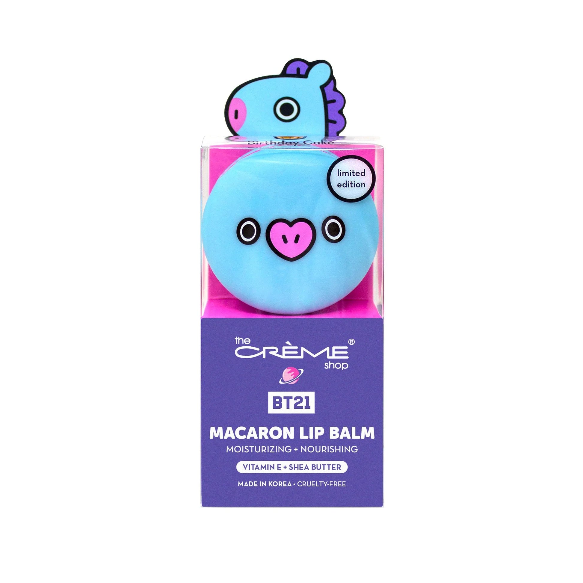 The Creme Shop - BT21 MANG Macaron Lip Balm - Birthday Cake