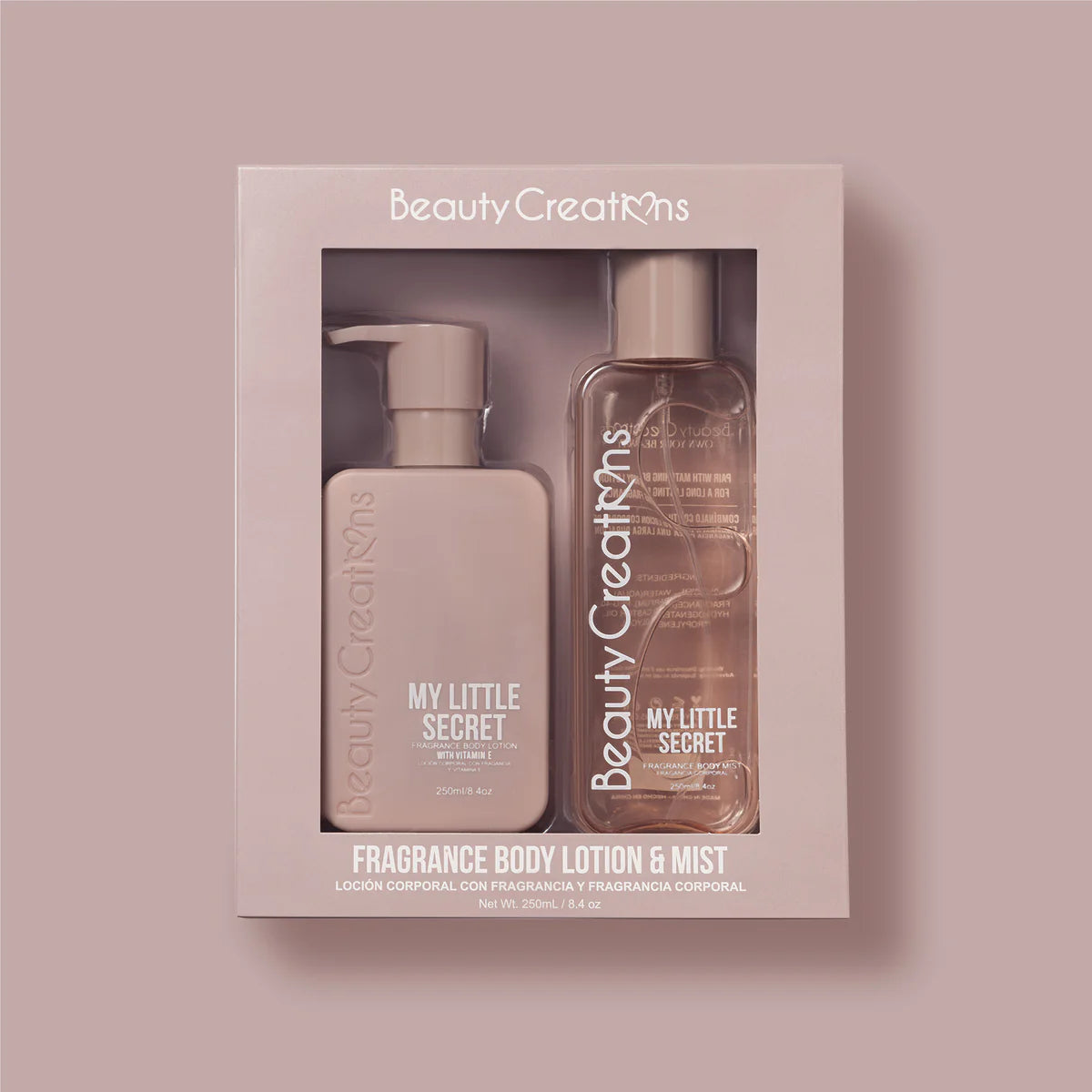 Beauty Creations - Lotion & Mist Set My Little Secret