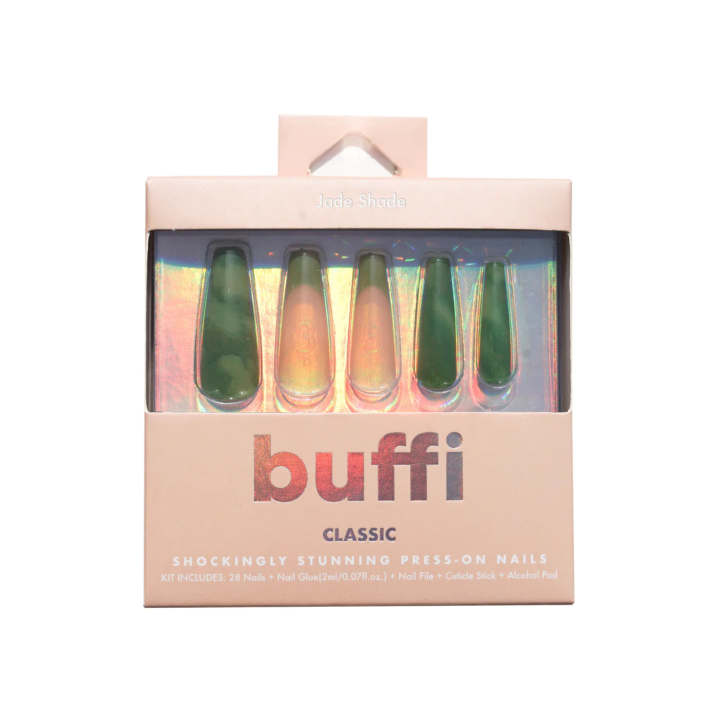 Kara Beauty - Buffi Press On Nails Jade Shade