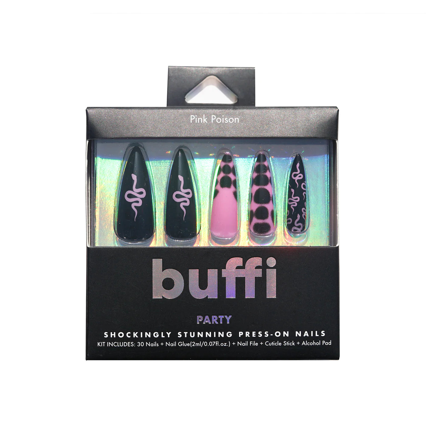 Kara Beauty - Buffi Press On Nails Pink Poison