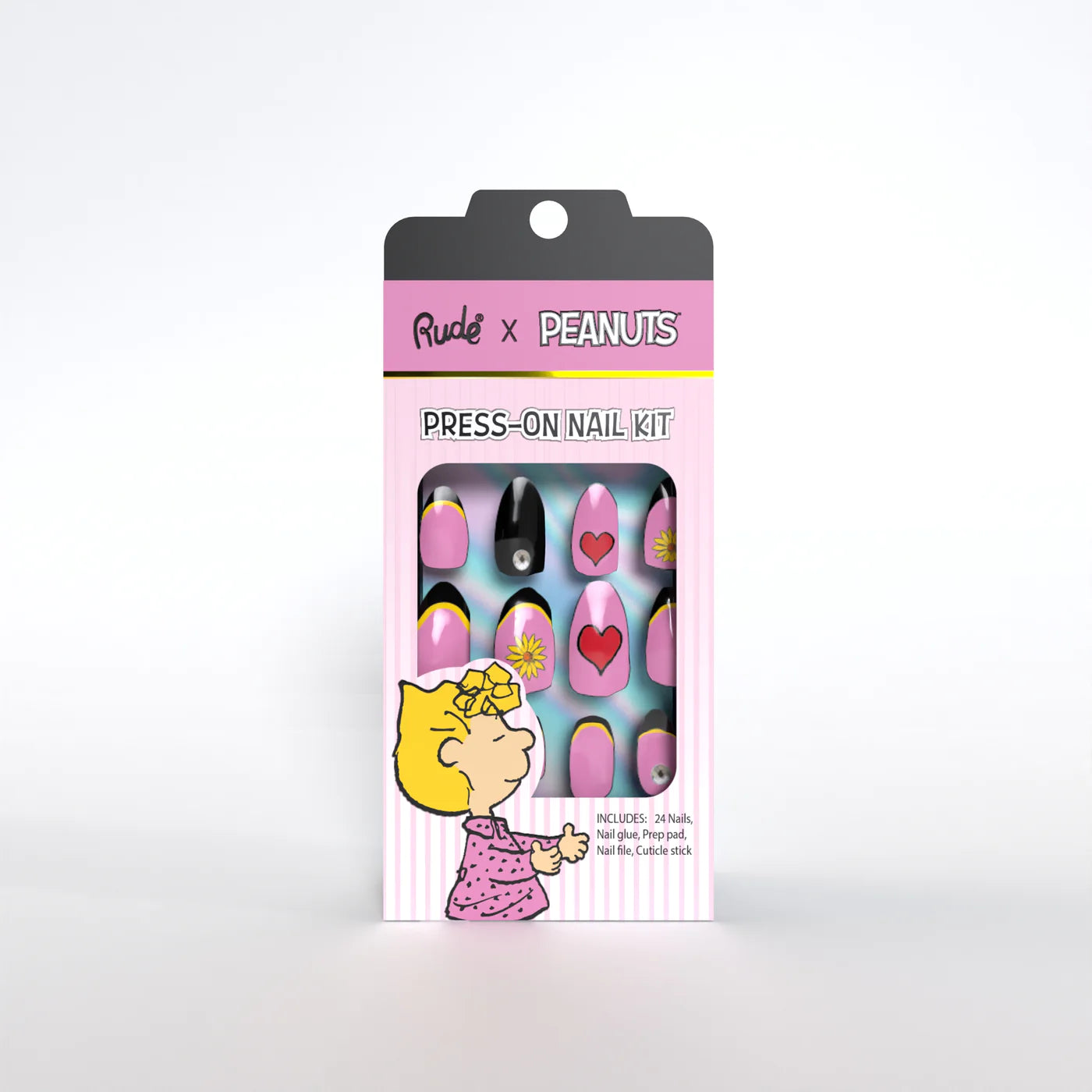 Rude Cosmetics - Peanuts Press-On Nail Kit Sally