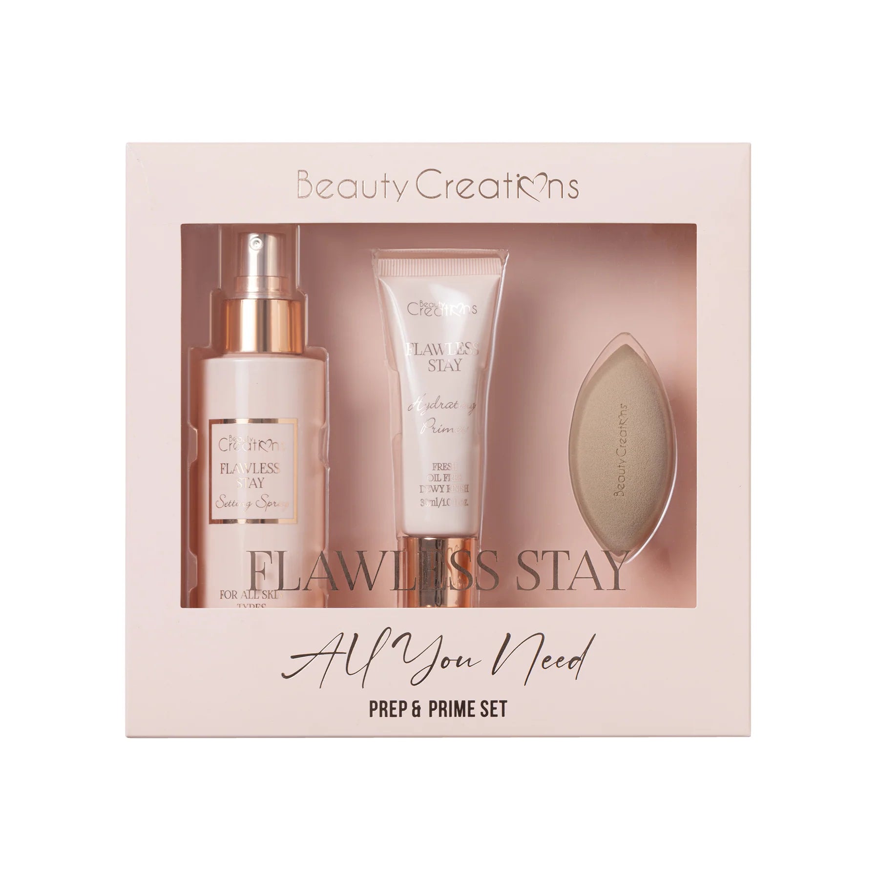 Beauty Creations - Flawless Stay All You Need Prep & Prime Set
