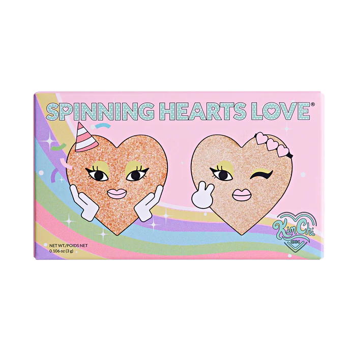 KimChi Chic - Spinning Hearts Duo Peach Caramel