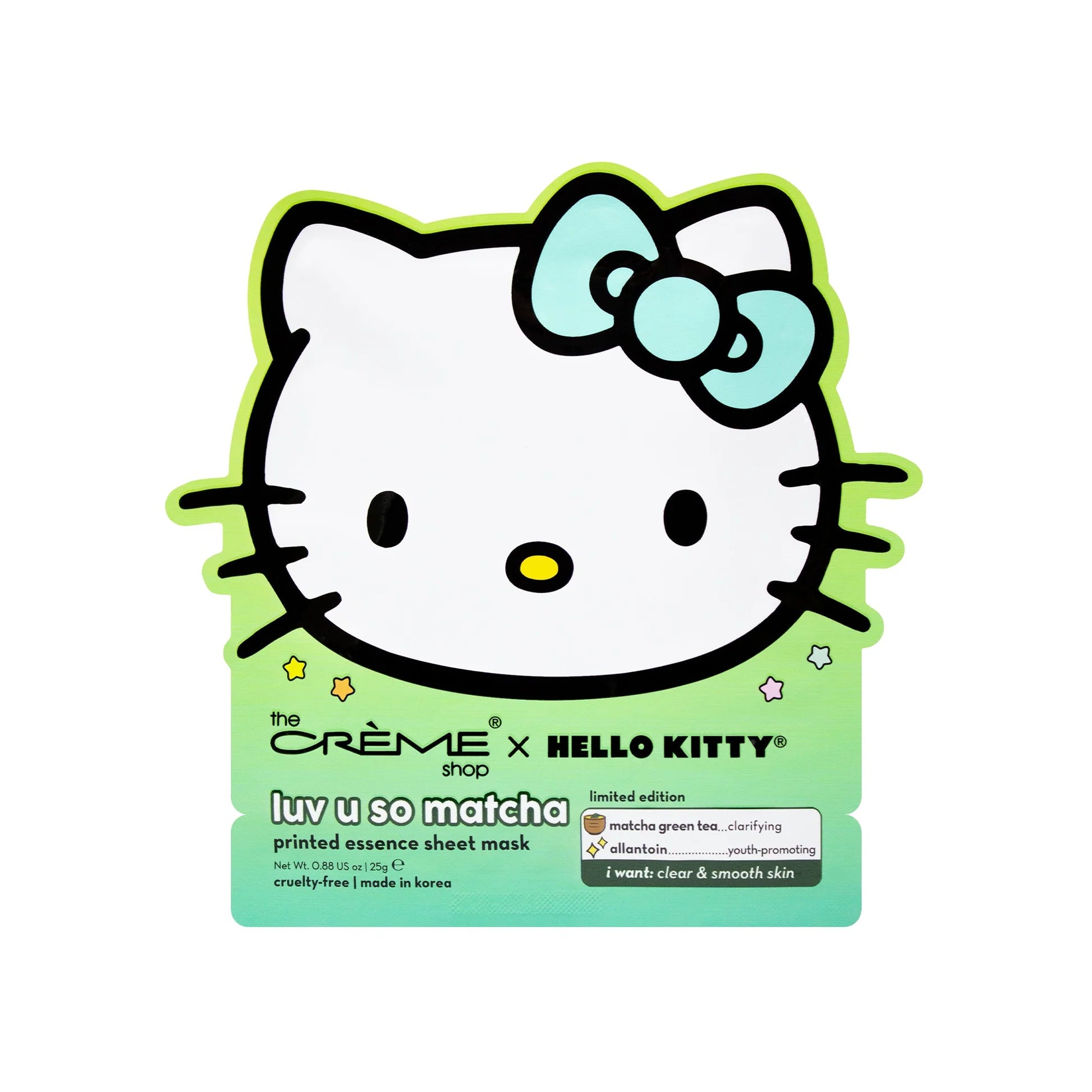 The Creme Shop - Hello Kitty Luv U So Matcha Printed Essence Sheet Mask