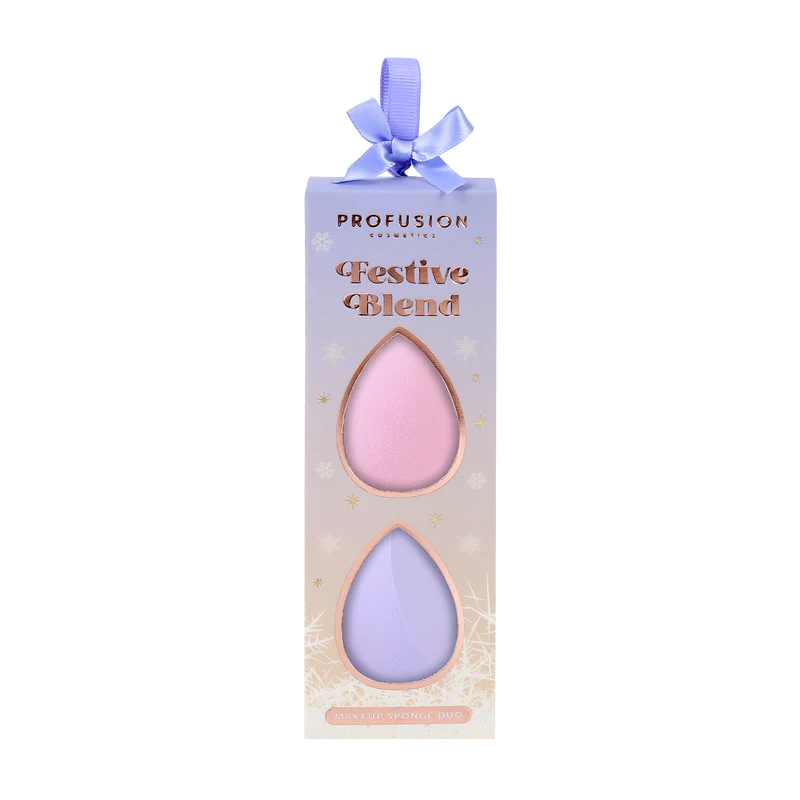 Profusion - Frosted Snow Sparkle Makeup Sponge Duo