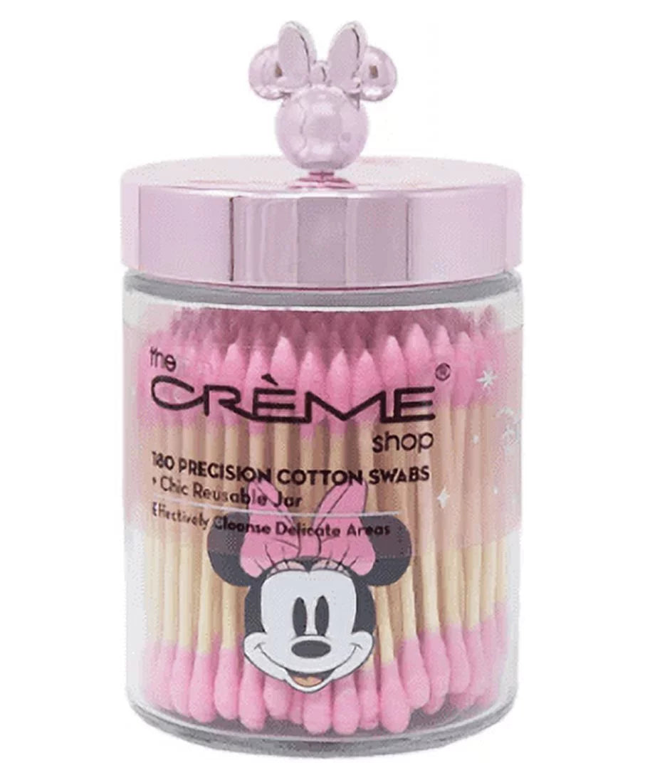 The Creme Shop - Disney Minnie Mouse Chic Reusable Jar & Precision Cotton Swabs