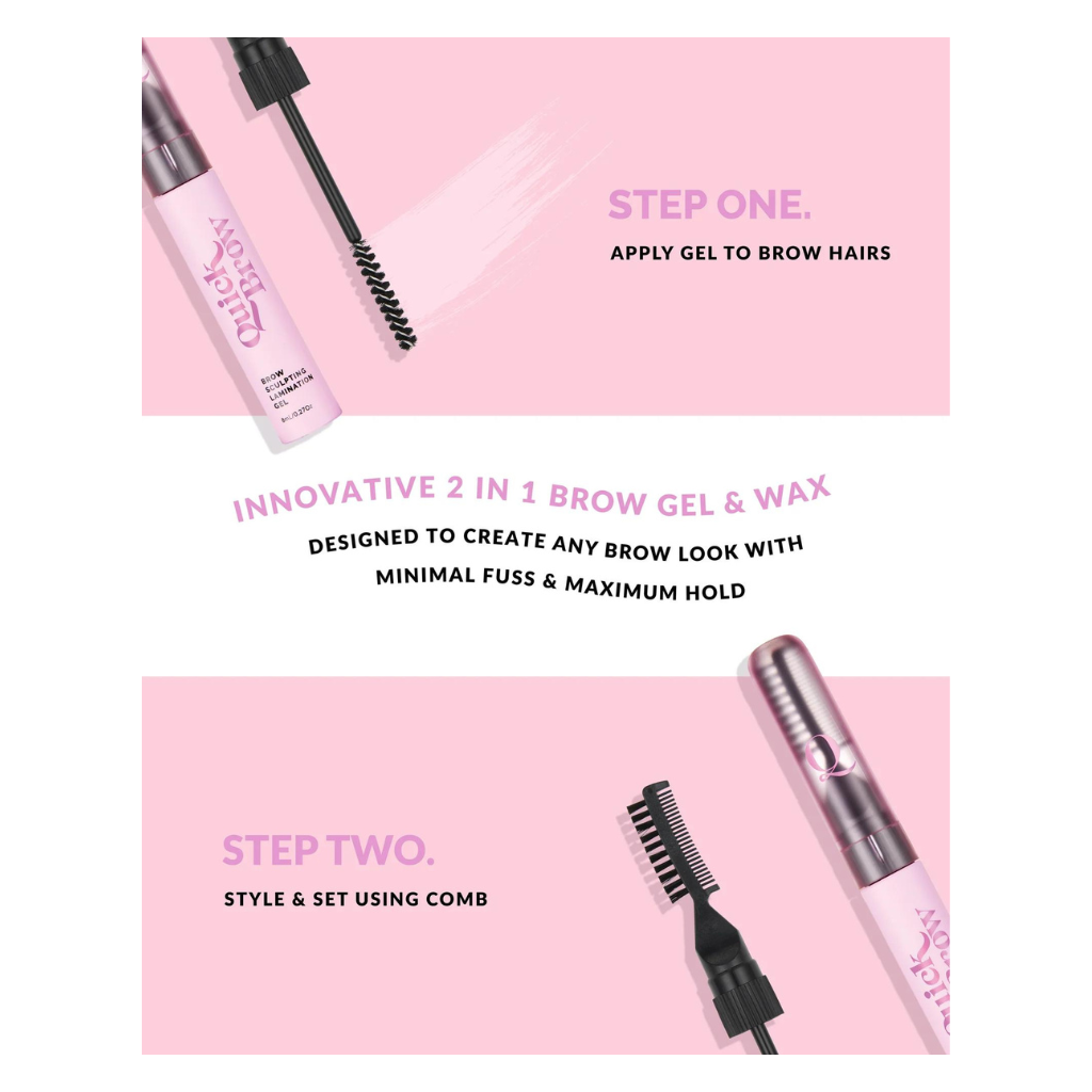 The Quick Flick - 2 in 1 Brow Sculpting Lamination Gel Clear