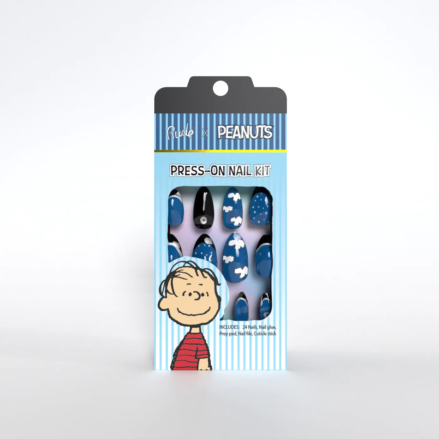 Rude Cosmetics - Peanuts Press-On Nail Kit Linus