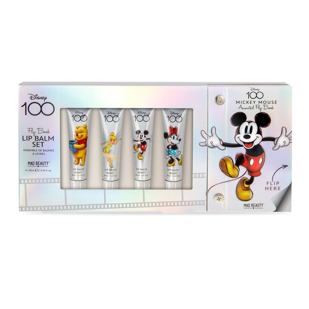 Mad Beauty - Disney 100 4pc Lip Balm Set
