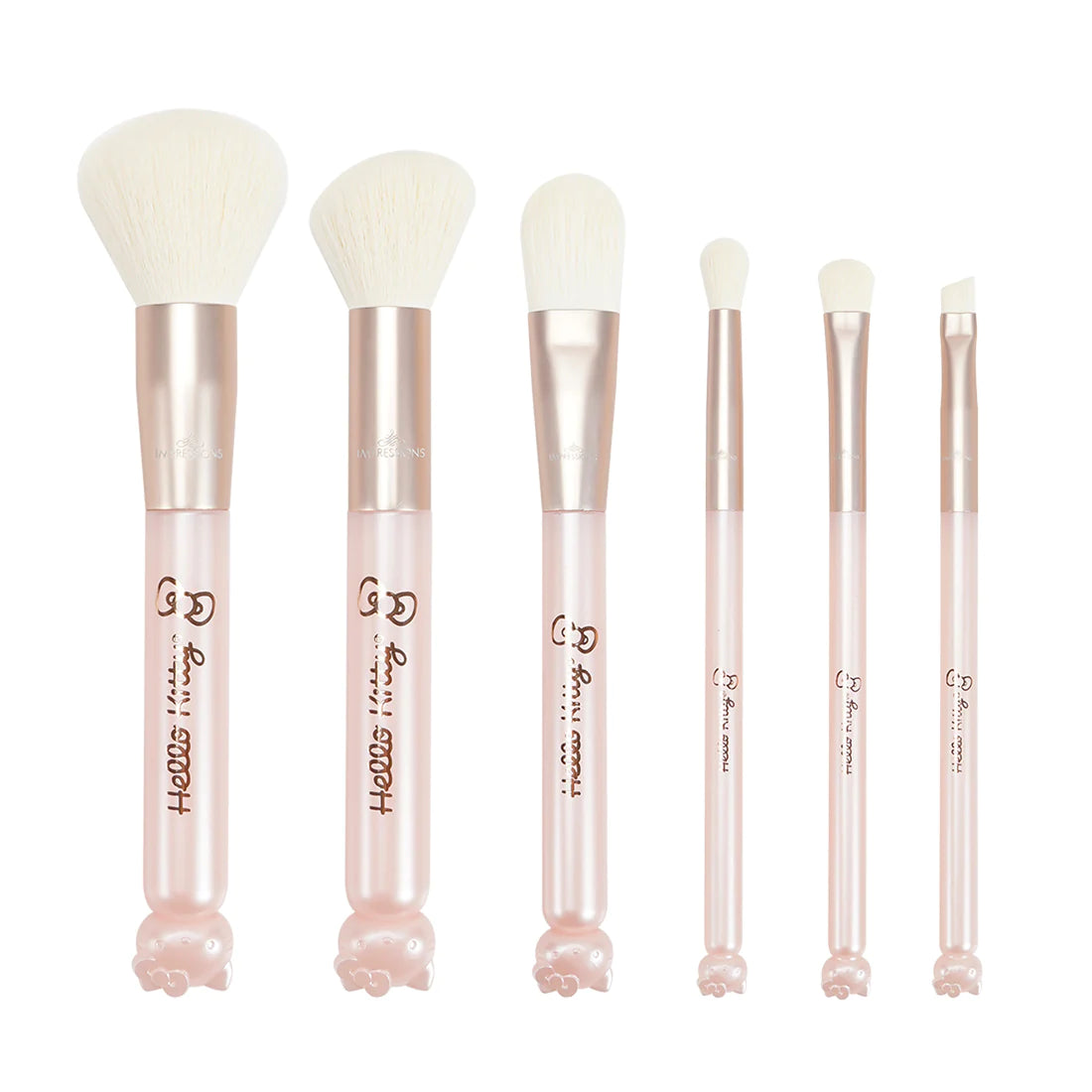 Impressions Vanity - Hello Kitty Kawaii Icon 6pc Brush Set Pink