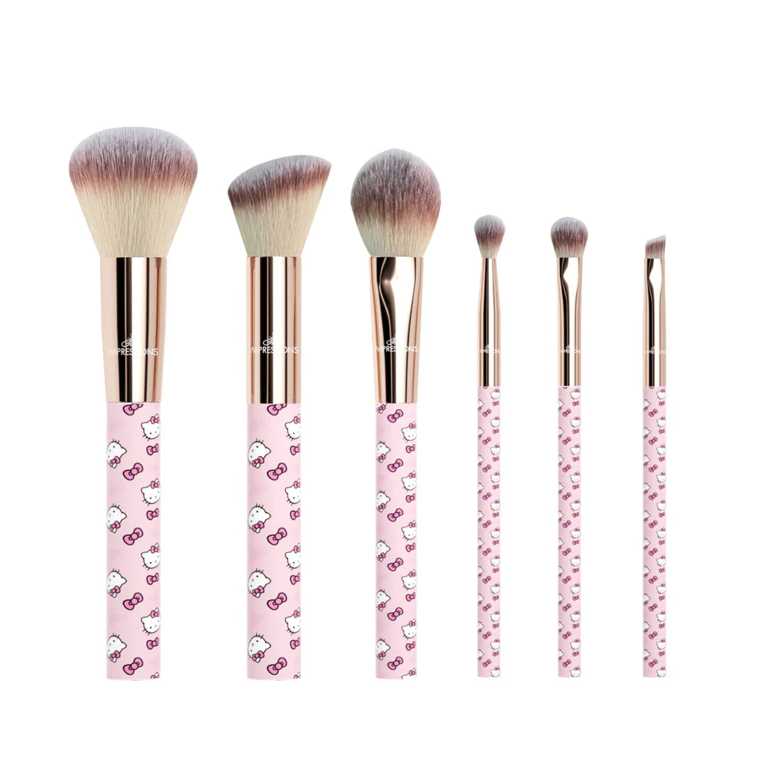 Impressions Vanity - Hello Kitty Supercute Signature 6pc Brush Set Pink