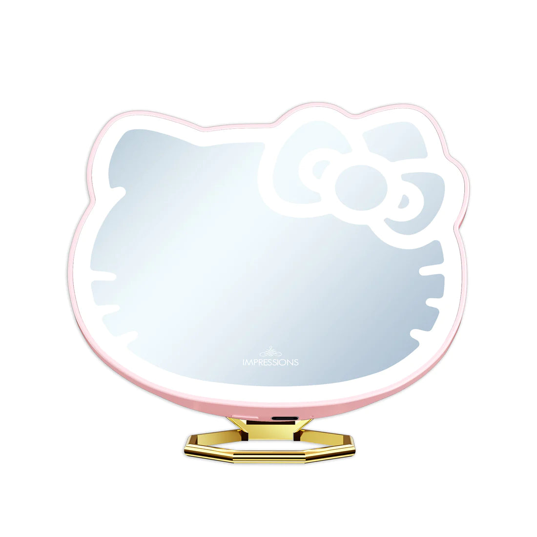 Impressions Vanity - Hello Kitty Pocket Mirror with Ring Stand Pink